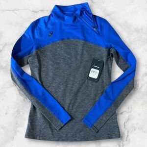 Asics MotionDry Women’s Blue Athletic Top